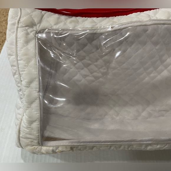 SANRIO Smiles Hello Kitty Red White Cherry Bag Soft Clear Vinyl Screen RARE - Picture 5 of 7